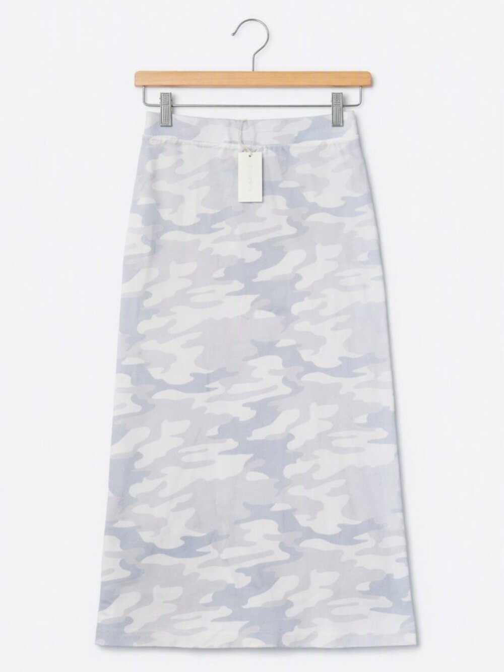 Z supply Women's Light Gray Camo Midi Skirt XS Extra Small NWT New With Tags
